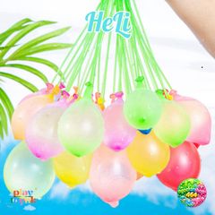 Bóng nước vui chơi mùa hè 111 cái - Chùm bóng ném thể thao cho trẻ em, chơi ngoài trời sáng tạo, dễ dàng sử dụng