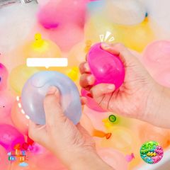 Bóng nước vui chơi mùa hè 111 cái - Chùm bóng ném thể thao cho trẻ em, chơi ngoài trời sáng tạo, dễ dàng sử dụng