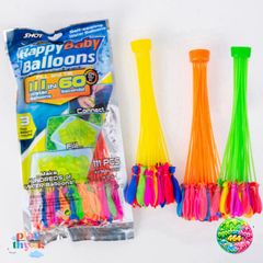Bóng nước vui chơi mùa hè 111 cái - Chùm bóng ném thể thao cho trẻ em, chơi ngoài trời sáng tạo, dễ dàng sử dụng