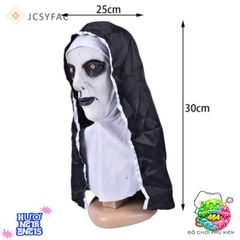 Mặt Nạ Cao Su Valak Halloween - Thiết Kế Độc Đáo, An Toàn, Thân Thiện Với Môi Trường - Phụ Kiện Hóa Trang Cho Mọi Dịp
