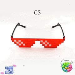 Kính mắt Thuglife Minecraft 6 Chấm - Kính râm thời trang phong cách nam nữ - Phụ kiện cho fan game sinh tồn