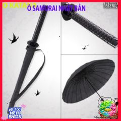 Ô Dù Katana Cán Kiếm Nhật - Thiết Kế Độc Đáo, Thời Trang và Bền Bỉ, Phụ Kiện Che Mưa Cao Cấp, Hình Dáng Samurai Nhật Bản