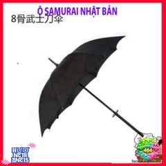 Ô Dù Katana Cán Kiếm Nhật - Thiết Kế Độc Đáo, Thời Trang và Bền Bỉ, Phụ Kiện Che Mưa Cao Cấp, Hình Dáng Samurai Nhật Bản