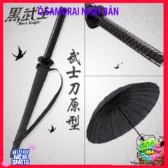 Ô Dù Katana Cán Kiếm Nhật - Thiết Kế Độc Đáo, Thời Trang và Bền Bỉ, Phụ Kiện Che Mưa Cao Cấp, Hình Dáng Samurai Nhật Bản