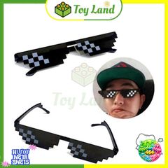 Kính Mắt Cosplay Thug Life Siêu Ngầu Cho Trẻ Em - Đồ Chơi Thời Trang PVC Chất Lượng Cao, Khung Chắc Chắn, Phong Cách Hot Trend
