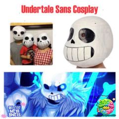 Mặt Nạ Mắt Xanh Undertale Sans - Phụ Kiện Hóa Trang Độc Đáo Cho Tiệc Halloween, Chụp Ảnh, Video Livestream