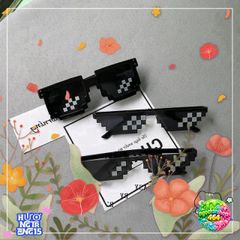 Kính Mát Nam Thug Life 8-bit FY1 Đen - Kính Bơi UV400 Thiết Kế Độc Đáo, Phong Cách Thời Trang, Quà Tặng Thú Vị