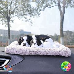 Thú Bông Mèo Lọc Mùi Than Hoạt Tính - Phụ Kiện Trang Trí Ô Tô, Khử Mùi Không Khí, Thiết Kế Ngộ Nghĩnh, Dễ Thương Cho Xe Hơi