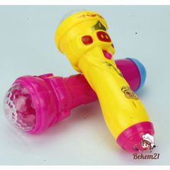 Đèn Chiếu Sao Mico 12cm - Đèn Phát Sáng Tạo Không Gian Giấc Mơ Cho Trẻ Em, Đồ Chơi Giáo Dục An Toàn, Lấp Lánh