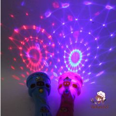 Đèn Chiếu Sao Mico 12cm - Đèn Phát Sáng Tạo Không Gian Giấc Mơ Cho Trẻ Em, Đồ Chơi Giáo Dục An Toàn, Lấp Lánh