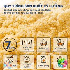 Cát Động Lực Mideer An Toàn Kèm Khuôn Dụng Cụ - Cát Trọng Lực Dẻo Tạo Hình Magic Sand Play Cho Bé 3+