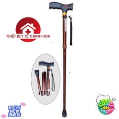 Gậy Trợ Lực Lucass Cho Người Già - Gậy Đi Bộ Điều Chỉnh Chiều Cao, Chống Trơn Trượt, Hỗ Trợ Người Đi Lại Ốm Yếu