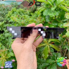 Kính Mắt Thug Life Minecraft - Phụ Kiện Thời Trang Ngầu Cho Game Thủ - Chống Bụi, Chất Liệu ABS Cao Cấp, Dễ Thương