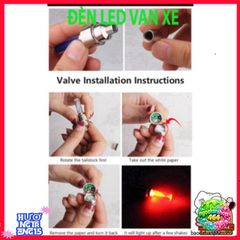 Đèn LED Bánh Xe Đạp - Đèn Tăng An Toàn Cho Xe Đạp, Xe Máy, Ô Tô, Trang Trí Độc Đáo Với Nhiều Màu Sắc Thú Vị