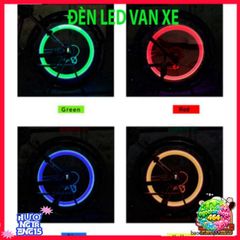 Đèn LED Bánh Xe Đạp - Đèn Tăng An Toàn Cho Xe Đạp, Xe Máy, Ô Tô, Trang Trí Độc Đáo Với Nhiều Màu Sắc Thú Vị