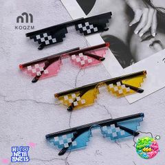 Kính Mát Khảm Retro Độc Đáo - Thiết Kế Thời Trang Cho Game Thủ - Bảo Vệ Mắt Chống Tia UV, Nhiều Màu Sắc