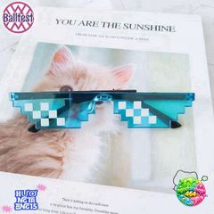 Kính Thug Life Phong Cách Retro - Kính Mát Chống UV Cho Tất Cả Giới Tính - Thời Trang Pixel Disco Nhảy Múa