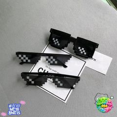 Kính Thug Life Phong Cách Retro - Kính Mát Chống UV Cho Tất Cả Giới Tính - Thời Trang Pixel Disco Nhảy Múa