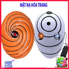 Khẩu Trang Sharingan Sasuke Phát Sáng - Quà Tặng Cosplay Fan Naruto Tobi Uchiha Obito Hấp Dẫn