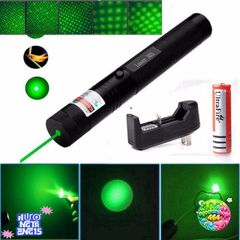 Bút Laser 303 Chống Nước - Đèn Laser Xanh Lá Sạc Lại 3km, Chiếu Sáng Trình Chiếu và Du Lịch, Đèn Thuyết Trình Siêu Sáng 350lm