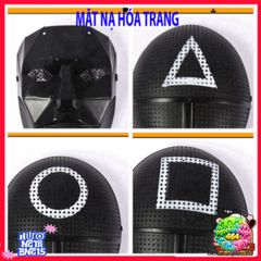 Mặt Nạ Cosplay Squid Game - Phụ Kiện Thời Trang Độc Đáo cho Halloween, Tiệc Hóa Trang và Sự Kiện Anime