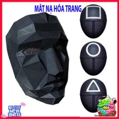 Mặt Nạ Cosplay Squid Game - Phụ Kiện Thời Trang Độc Đáo cho Halloween, Tiệc Hóa Trang và Sự Kiện Anime
