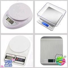Cân Điện Tử Bàn 3KG & 5KG - Cân Chính Xác Cao Dùng Pin Tiện Lợi Cho Bếp Gia Đình, Cân Thực Phẩm, Gạo, Gia Vị