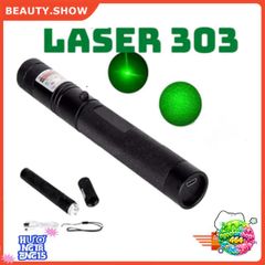 Bút Laze Xanh 303 Siêu Sáng - Chiếu Xa 3km Với Pin & Sạc USB - Đèn Laser Công Suất Lớn Cho Văn Phòng và Giải Trí