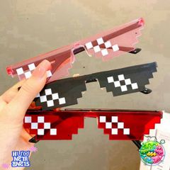 Kính Mắt Thời Trang MINECRAFT 6 Chấm Thug Life - Kiểu Dáng Ngầu, Năng Động, Chống Bụi, Phù Hợp Nam Nữ