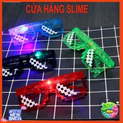 Kính Mắt Thời Trang LED MINECRAFT 6 Chấm - Kính Thug Life Độc Đáo Dành Cho Fan Game, Phong Cách Cool Ngầu