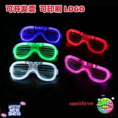 Kính Rèm LED Thug Life Phát Sáng Nhiều Màu - Kính Dạ Quang Độc Đáo Cho Tiệc Tùng, Buổi Hòa Nhạc và KTV