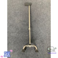 Gậy Chống 4 Chân Cao Cấp Inox - Giải Pháp An Toàn Cho Người Già, Người Khuyết Tật - Điều Chỉnh Chiều Cao 68-88cm