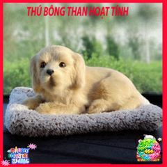 Thú Bông Khử Mùi Than Hoạt Tính Hình Chó Vàng - Đồ Trang Trí Xe Hơi Và Không Gian Sống Tươi Mát, Giải Pháp Khử Mùi Hiệu Quả