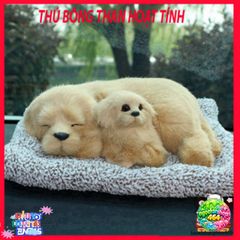 Thú Bông Khử Mùi Than Hoạt Tính Hình Chó Vàng - Đồ Trang Trí Xe Hơi Và Không Gian Sống Tươi Mát, Giải Pháp Khử Mùi Hiệu Quả