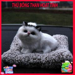 Thú Bông Ô Tô Khử Mùi Chó Mèo - Phụ Kiện Trang Trí Xe Hơi Với Lõi Than Hoạt Tính - Giải Pháp Sống Khỏe Cho Gia Đình