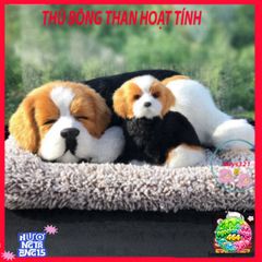 Túi Bông Hình Cún Đôi Đen Vàng - Khử Mùi, Lọc Không Khí Xe Hơi & Thú Cưng - Phụ Kiện Dễ Thương Cho Không Gian Sống Trong Lành