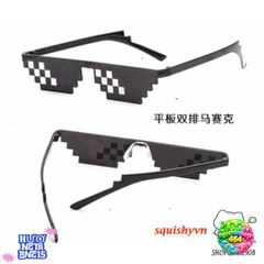 Kính Mắt Thuglife 6 Chấm MINECRAFT Thời Trang Cho Trẻ - Chất Lượng Cao, Cute, Phù Hợp Đi Chơi và Chụp Ảnh Nhóm