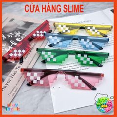Kính Thuglife MINECRAFT - Kính Mát 6 Chấm Nhiều Màu Sắc Thời Trang, Phong Cách Cute Dành Cho Nam Nữ, Hot Trend 2021