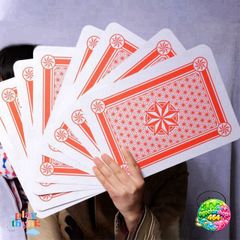 Bộ bài tây khổng lồ A4 - Kích thước lớn gấp 9 lần, quà tặng độc đáo cho bạn bè và gia đình, vui chơi dã ngoại
