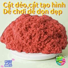 Cát Mềm Biglove - 1kg, Dẻo Tạo Hình Nhiều Màu, Vệ Sinh Dễ Dàng, An Toàn Cho Trẻ Em, Đồ Chơi Sáng Tạo