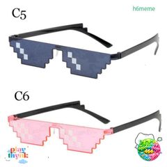 Kính Mát Vuông Thug Life Hài Hước Unisex - Phong Cách Hip Hop Thời Trang Cho Nam Nữ