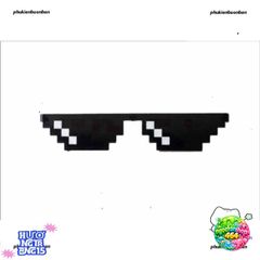 Kính Mát Thuglife 6 Chấm MINECRAFT - Kính Râm Thời Trang Nam Nữ, Màu Sắc Rực Rỡ Cho Phong Cách Thug Life