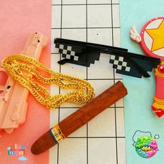 Kính Mát Thug Life Gọng Retro Dẹt Thời Trang Unisex Đa Dạng Màu Sắc - Bảo Vệ Mắt UV400 Chính Hãng