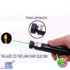 Đèn Pin Laser LASER 303 - Chiếu Xa 2 Km, Bộ Quà Tặng Kèm Pin & Sạc, Thiết Kế Siêu Nhẹ, Chống Nước, Phục Vụ Thuyết Trình và Phòng Vệ