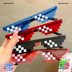 Gọng Kính Thug Life 8-Bit - Phụ Kiện Thời Trang Cá Tính Cho Gamer, Chống Tia UV, Quà Tặng Độc Đáo Ngày Valentine