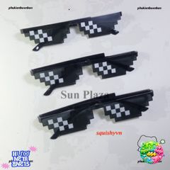 Gọng Kính Thug Life 8-Bit - Phụ Kiện Thời Trang Cá Tính Cho Gamer, Chống Tia UV, Quà Tặng Độc Đáo Ngày Valentine