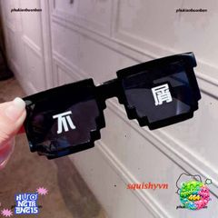 Gọng Kính Thug Life 8-Bit - Phụ Kiện Thời Trang Cá Tính Cho Gamer, Chống Tia UV, Quà Tặng Độc Đáo Ngày Valentine