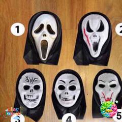 Mặt Nạ Halloween Ma Trắng - Phụ Kiện Hóa Trang Lễ Hội Cho Người Lớn và Trẻ Em, Đẹp và Độc Đáo