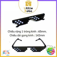 Kính Mặt Nạ Thug Life Siêu Ngầu - Kính Mát Cosplay Dày Chắc Chắn, Phong Cách Thời Thượng cho Trẻ Em