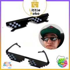 Kính Mặt Nạ Thug Life Siêu Ngầu - Kính Mát Cosplay Dày Chắc Chắn, Phong Cách Thời Thượng cho Trẻ Em